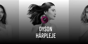 Dyson hair care banner