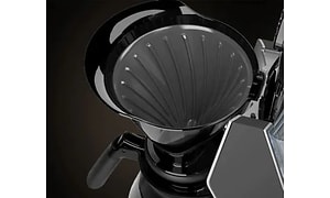 Justerbar filteråbning på kaffemaskine