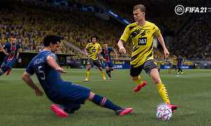 fifa 21 - 1-mod-1 situation fra spillet