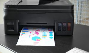 Printing diagrams in colour
