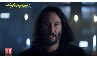 cyberpunk 2077 video screenshot med keanu reeves