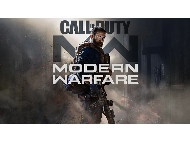 Call of Duty - Modern warfare - billede fra spillet med logo