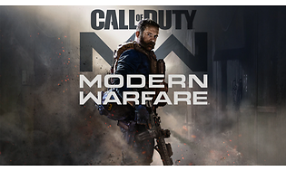 Call of Duty - Modern warfare - billede fra spillet med logo