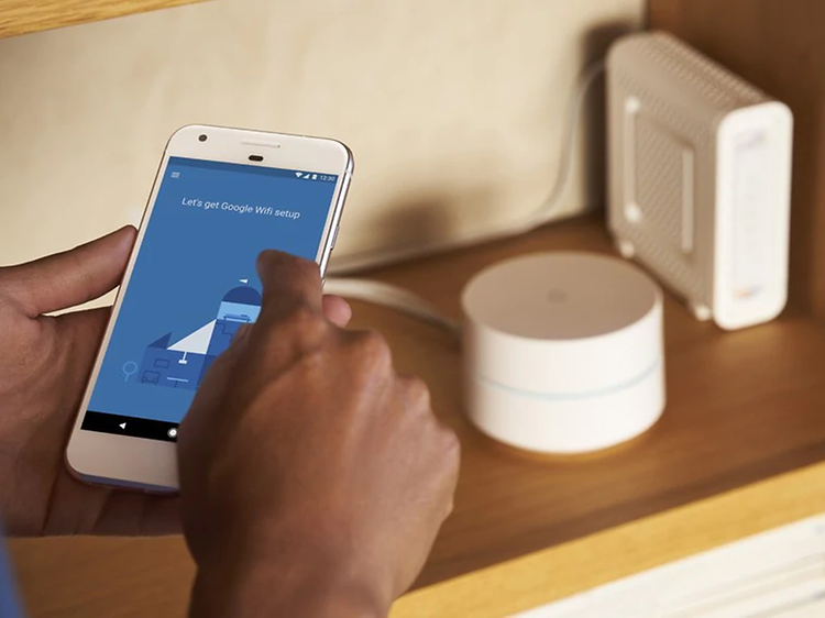 Google wi-fi setup via smartphone