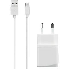 Hvid Sandstrøm Micro USB-oplader