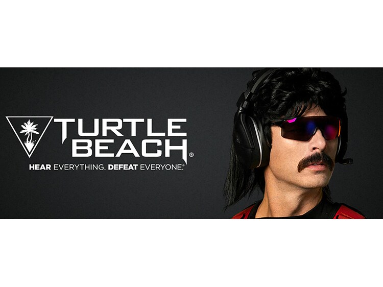 Dr Disrespect iført et Turtle Beach gaming headset