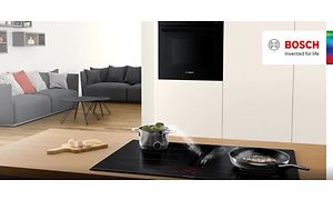 Bosch kogeplade med integreret emhætte
