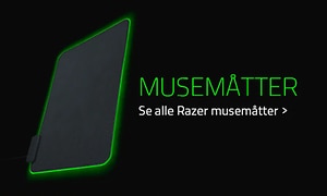Gaming - Razer - DK - sort version - musemåtter