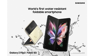 Samsung Galaxy Z Fold3 og Z Flip3 banner