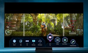 TV-Samsung Neo QLED-gaming-TV med spilmenu