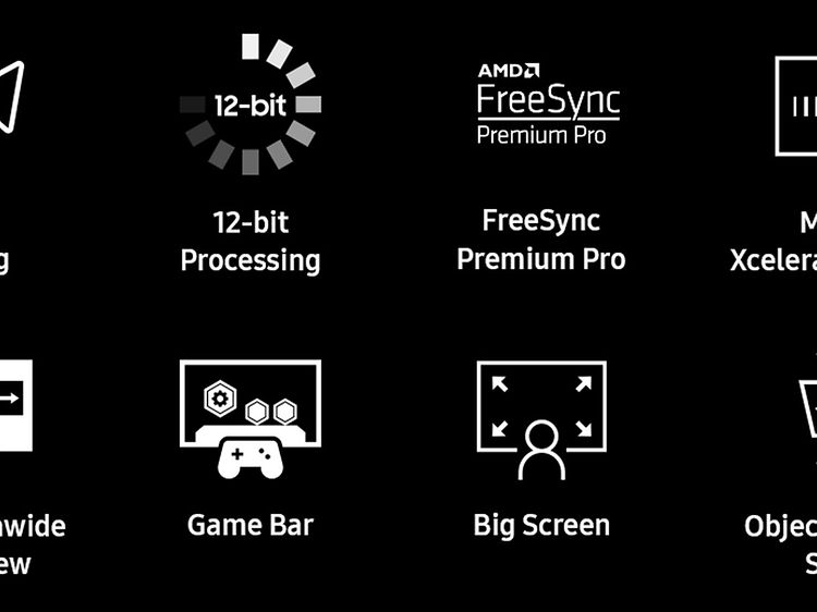 TV-Samsung Neo QLED-gaming-Feature-Icons