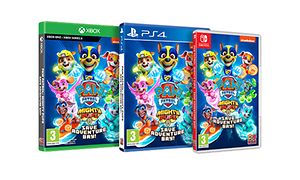Tre gange PAW Patrol Mighty Pups Save Adventure Bay