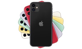 Apple iPhone 11-familien - Sort