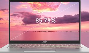 Laptop med screen-to-body ratio