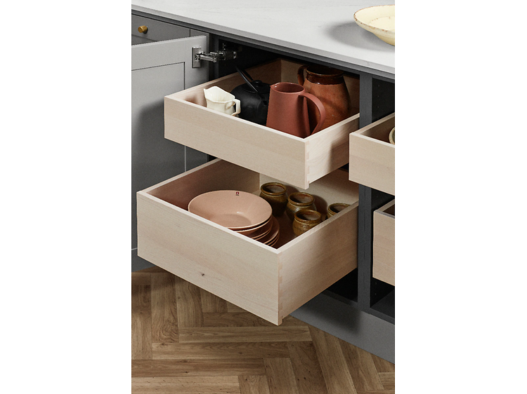 Drawers with kitchen stuff