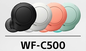 Sony-WF-C500-høretelefoner i 4 farver