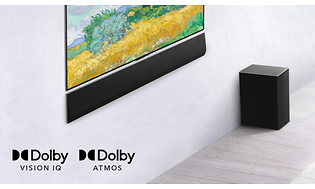 LG OLED TV med soundbar