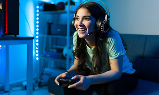 Jul - en kvindelig gamer