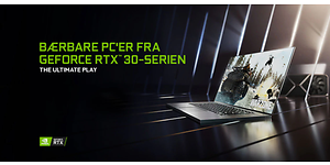 Laptops med GeForce RTX 30-series grafik