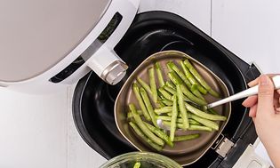 Grønne bønner i en airfryer