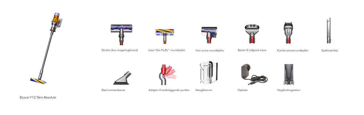 Dyson V12 Slim-tilbehør