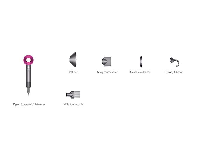 Dyson Supersonic 605C Iron Fuschia-tilbehør