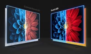 Samsung-TV-QE60A-Sammenligning af Dual LED mod et standard TV