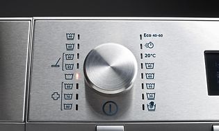 Nærbillede af Electrolux myPRO vaskemaskinens kontrolpanel
