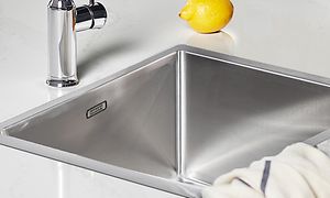 Illustration of top mounted sink