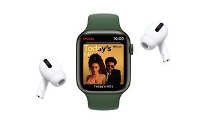 AirPods og Apple Watch