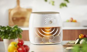 Philips Airfryer og illustration af Smart Sensing-teknologi