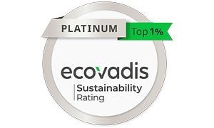 Ecovadis Platinum Sustainability Rating