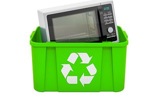 Bæredygtighed-Mikrobølgeovne-Mikroovn i genbrugskasse
