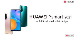 Huawei P Smart 2021 på banner