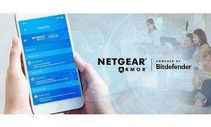 Smartphone med Netgear Armor