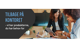 Tilbage til kontor banner DK