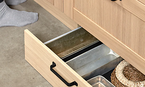 Epoq Shaker Natural Oak - køkkenskuffedetaljer