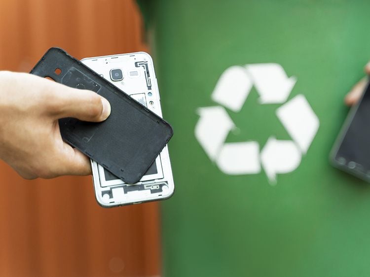 Mobiltelefoner klar til genbrug