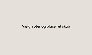 epoq-designer - vælg, rotér og placér et skab