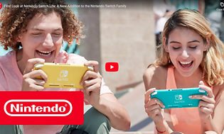 Nintendo Switch Lite skærmbillede fra video