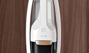 Nærbillede af batteriet på en Electrolux ledningsfri støvsuger