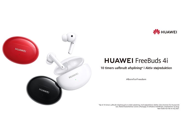 Huawei FreeBuds 4i har aktiv støjreduktion