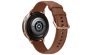 Galaxy Watch Active 2 i guld set bagfra