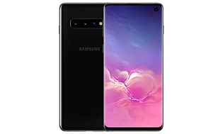 Samsung S 10 - colourful screen and cameras on the back