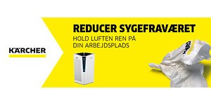 Reducer sygefravær med Kärcher AF 100