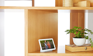Google Nest Hub - skærm brugt som digital fotoramme