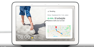 Google Nest Hub video skærmbillede