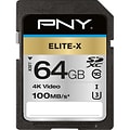 Produktbillede af PNY Elite-X SDXC hukommelseskort