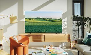 Samsung-QLED TV i stue