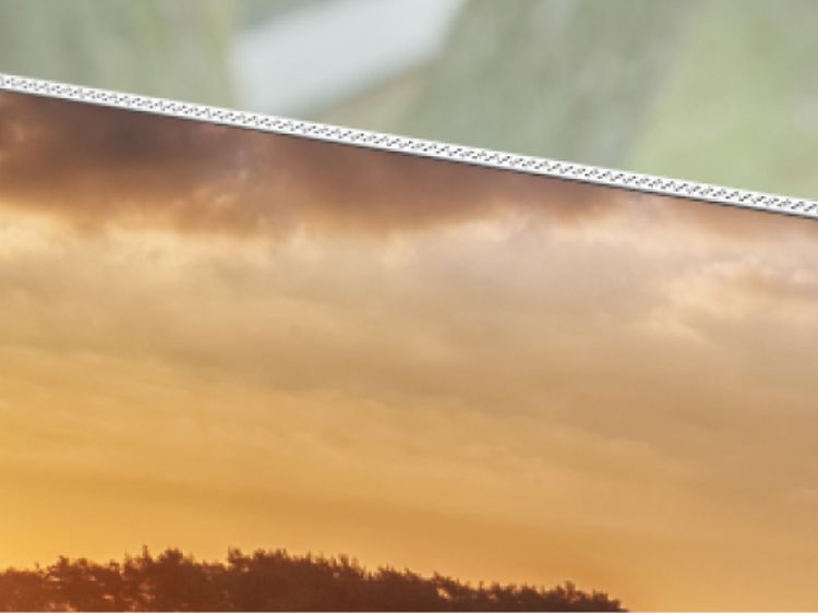 Samsung-QLED TV hjørne
